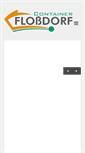 Mobile Screenshot of flossdorf-gmbh.de